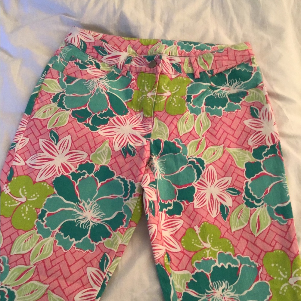 Lilly Pulitzer bootcut patterned summer fun
